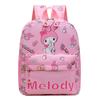 Mochila de Desenho Animado Kuromi Para Crianças Meninas Meninos Escola Viagem Leve Impermeável Nylon