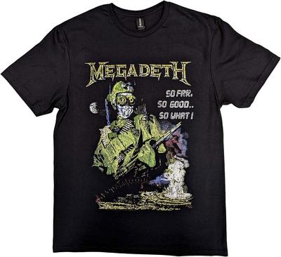 Megadeth Men's Sfsgsw Explosion Vintage T-Shirt X-Large Black