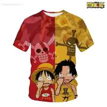 Herren Mode Einteiler T-Shirt Zoro Kunstdruck Jungen Kleidung Mädchen Kurzarm Herren Trikot Leichte Oberteile