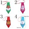 Santa Claus LED Christmas Tie Kawaii Christmas Tie Car Ornament Dog Chrismas Ties  Living Room