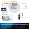 3K/4K/6K/7K/8K RPM Tachometer 7 Color Backlight 52mm Tacho Gauge Universal For 12v 24v Car Boat Marine Auto Parts RPM Meter