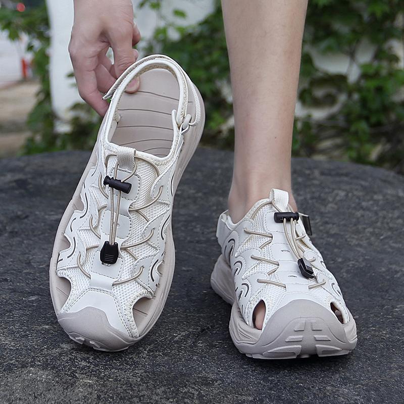 Chaussures pour Hommes Sandales Cuir Véritable Modèles Originaux de Sandales pour Hommes Sandales Souples pour Hommes Confortables Sandales pour Hommes Pantoufles Slipers