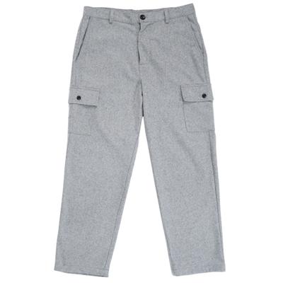 ANALOGBASS Wool Pocket Pants Grey