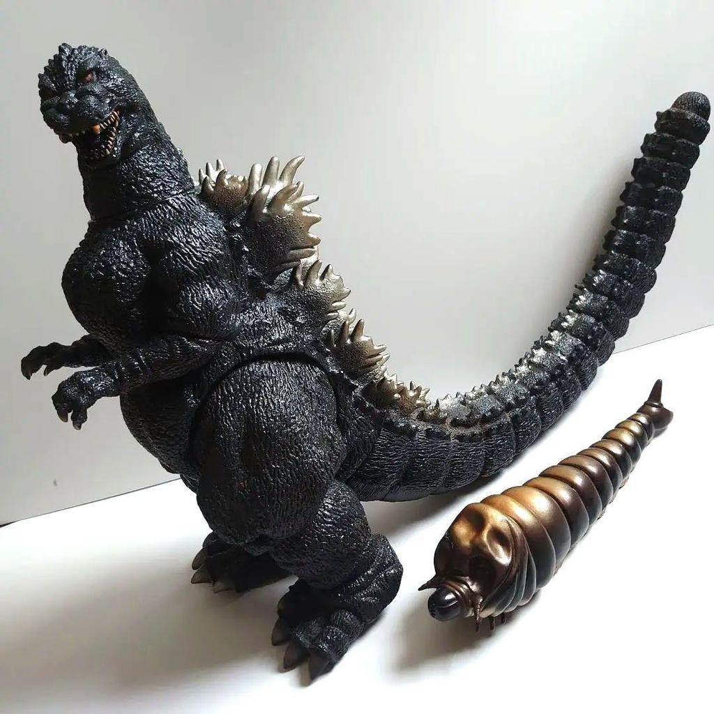 [USED] Rare 1991-1992 Toho Movie Bandai Godzilla & Mothra Soft Vinyl Figures