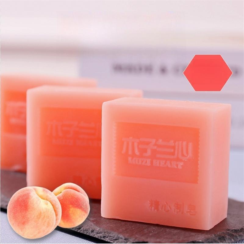 Peach Fragrance Handmade Soaps Aroma Fat Cleaning Clothes Underwear Rich Foaming Washing Bath Soap