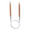 Bamboo & Steel Circular Knitting Needles Set for Sweaters, Scarves, and Sleeves