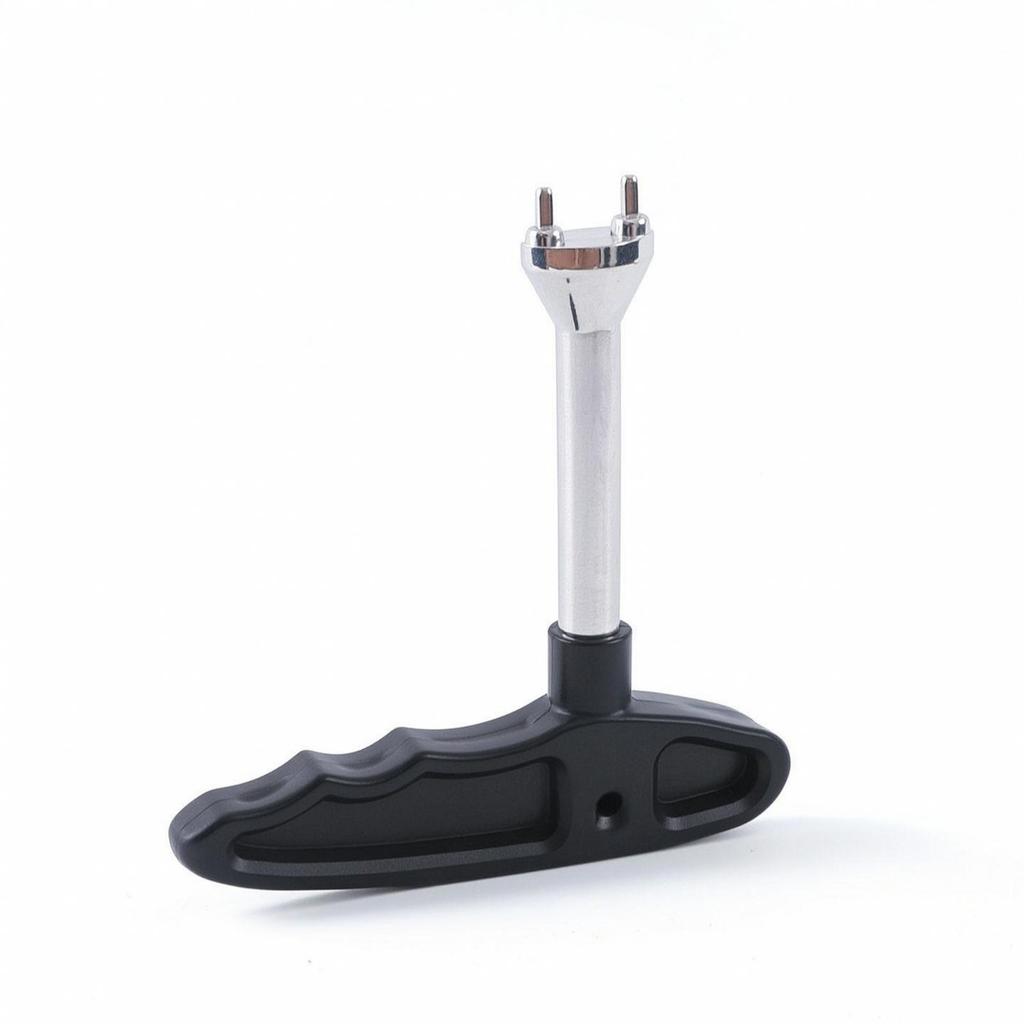 Golf Cleat Fastener Wrench TwoProng Shoe Spikes Ergonomic Remover for Golfers,