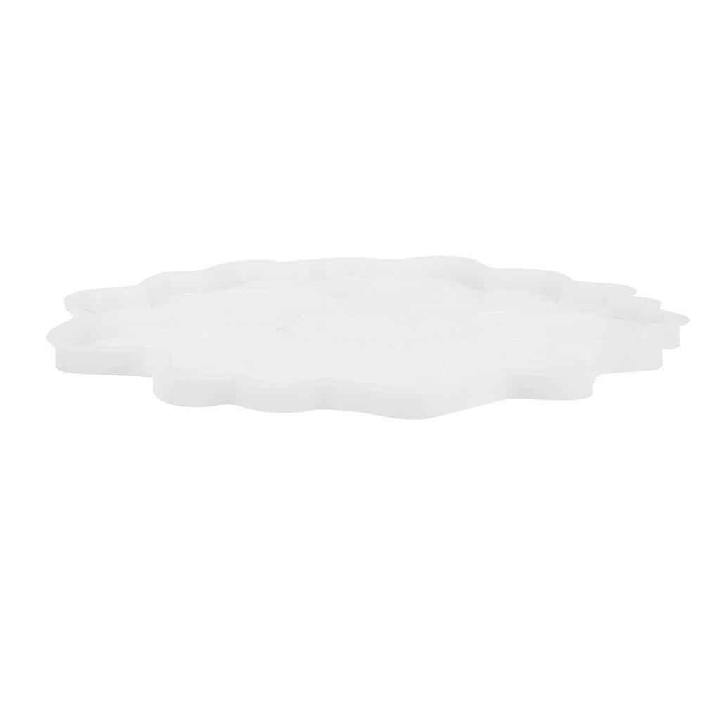 Molde de Silicona de Resina con Forma de Flor Reutilizable Flexible Resistente al Desgarro Molde de Bandeja Floral para Decoración del Hogar Proyecto de Arte