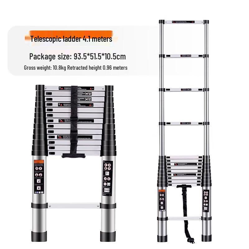 Hikeyi Jia Portable Single-Sided Aluminum Telescopic Ladder