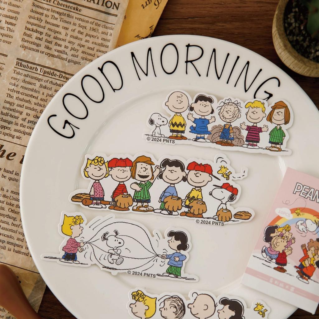 Snoopy Stylish and Cute Set of Unofficial Bookmarks, Bookmarks, Paper, Unisex, 10, (A)