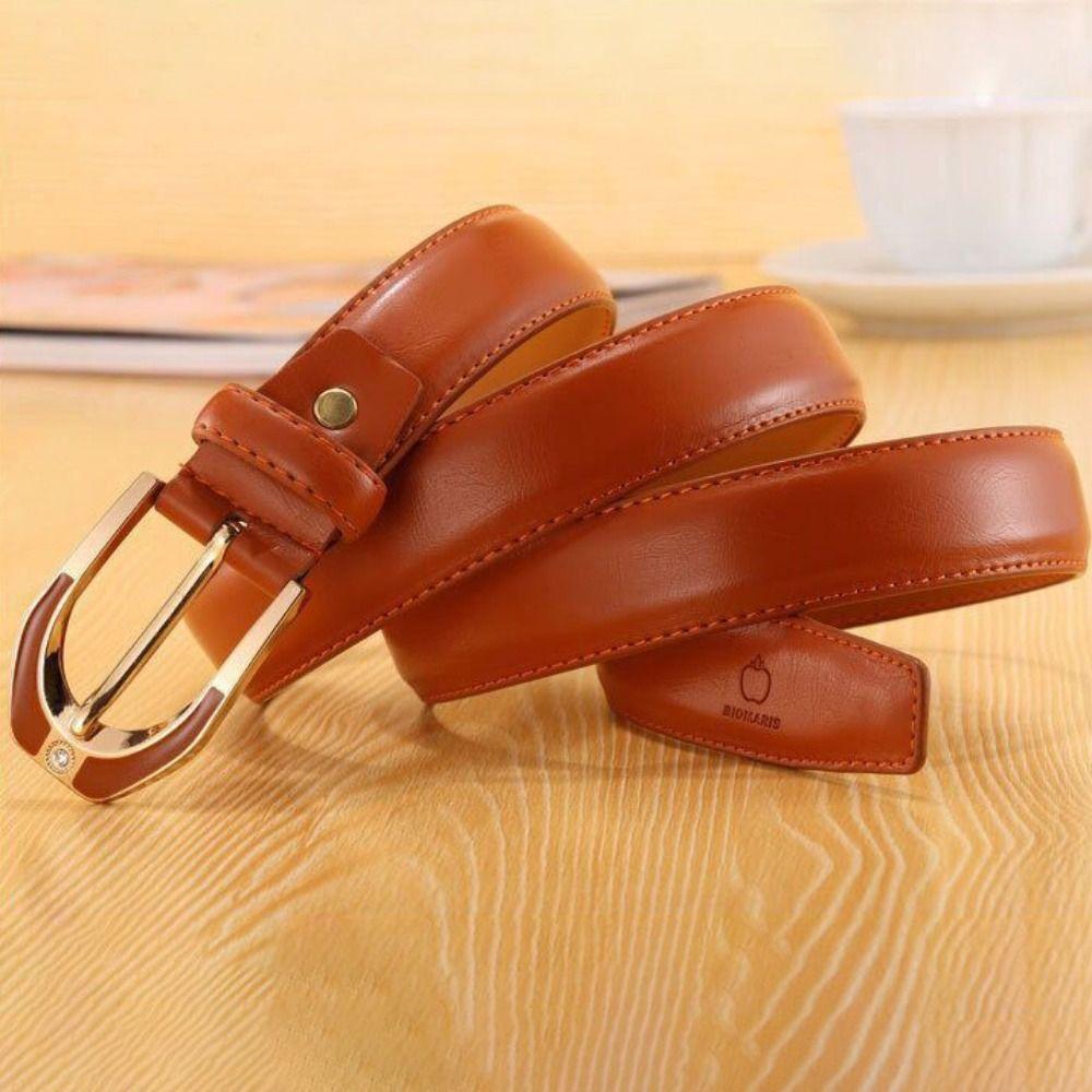 Casual Leather Belt Fashion Women Belt Straps Waistband Belt  Personalized