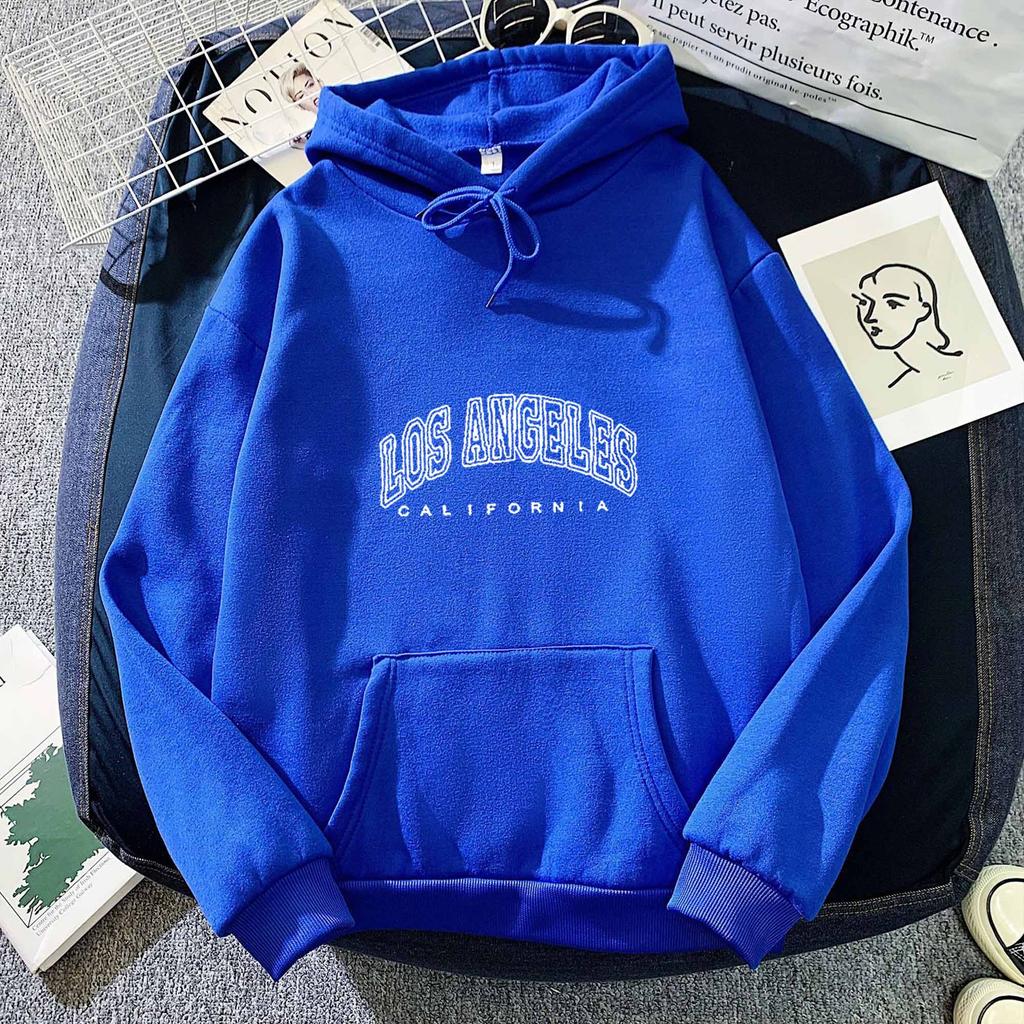 European and American Fashion Trend Letter Print Hoodie for Men and Women Couples Autumn Winter Korean Style Loose Casual Hoodie