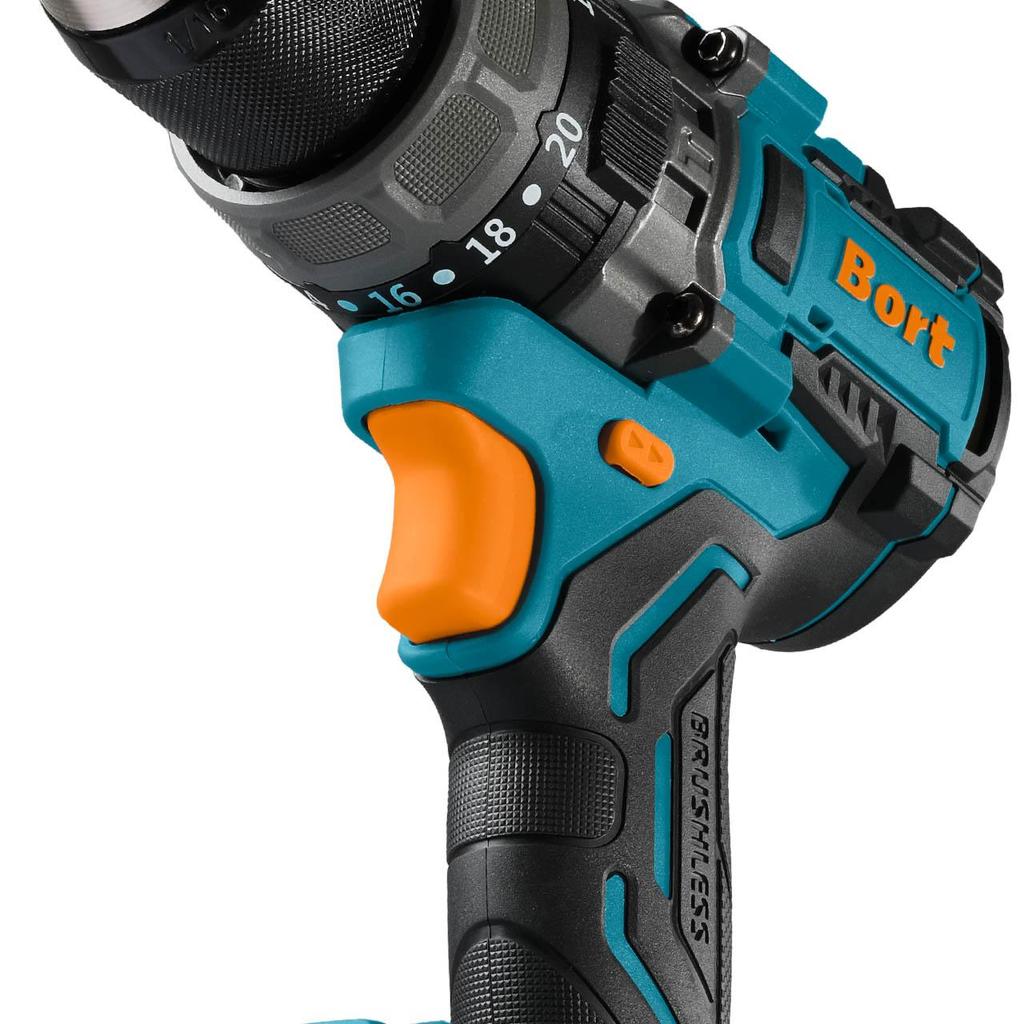 Cordless Impact Drill-driver BORT BAB-21Ix2Li-XDK (2x4Ah+charger)