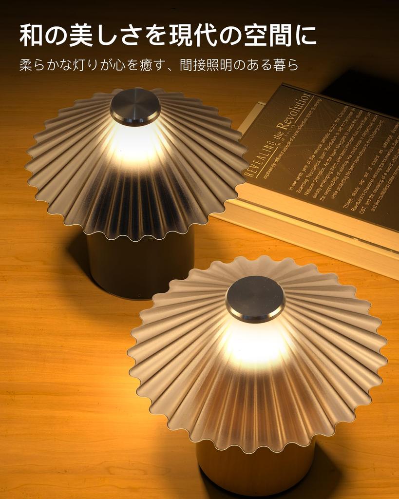 Cordless, USB Rechargeable, Touch-Dimmable LED Table LampNight Light, Eye-Friendly, Modern Design, Wood Grain Finish, Ideal for Bedrooms,