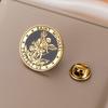 Cazador Saint Michael Protect Us Lapel Pins Women's Brooch Stainless Steel Christian Religious Jewelry Angel Brooch Men's Badges