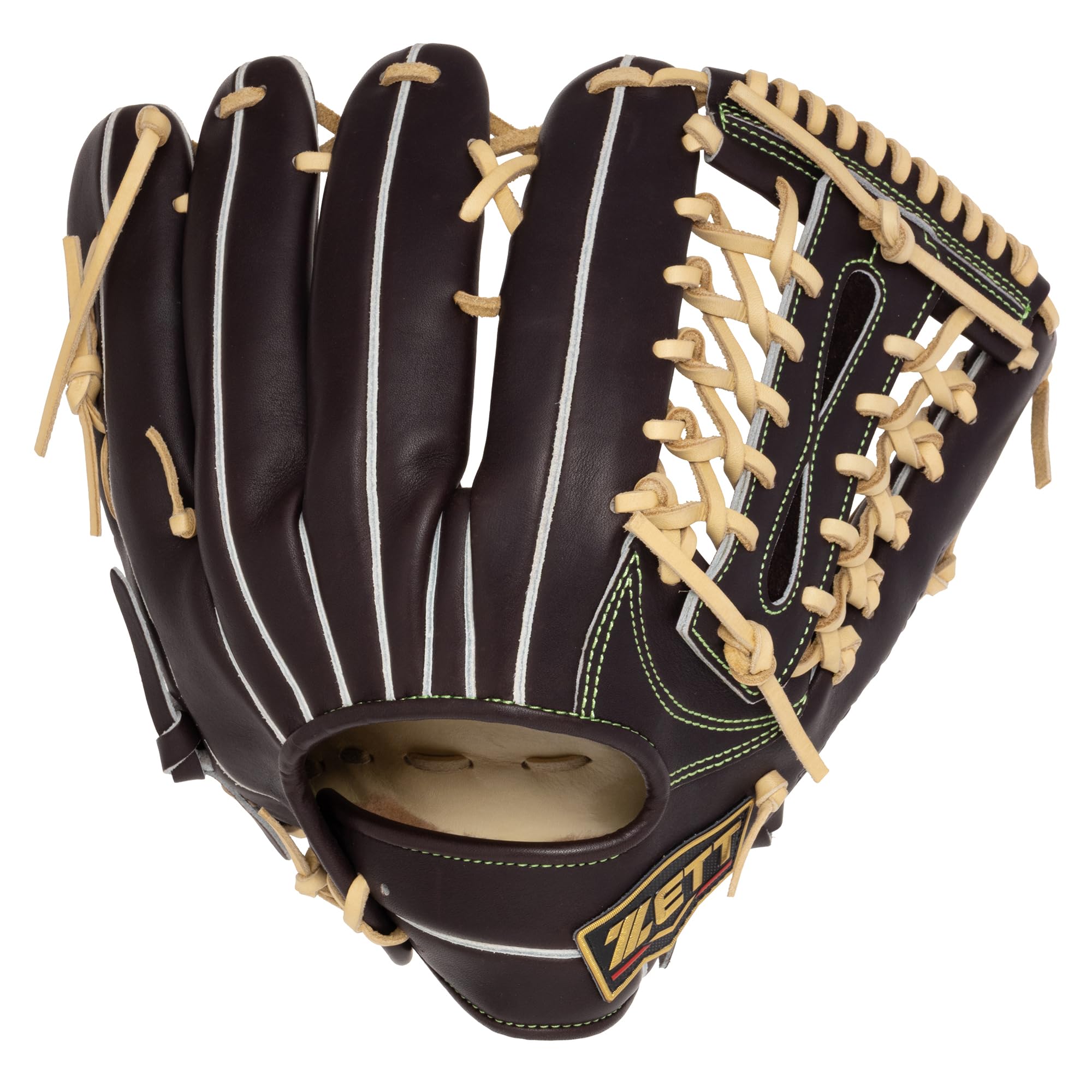 

ZETT Pro Status SE Softball Brown x Pastel Size 8 Glove, Outfielder s Glove, Right-Handed Throw, Brown, (BRGB825SQ)