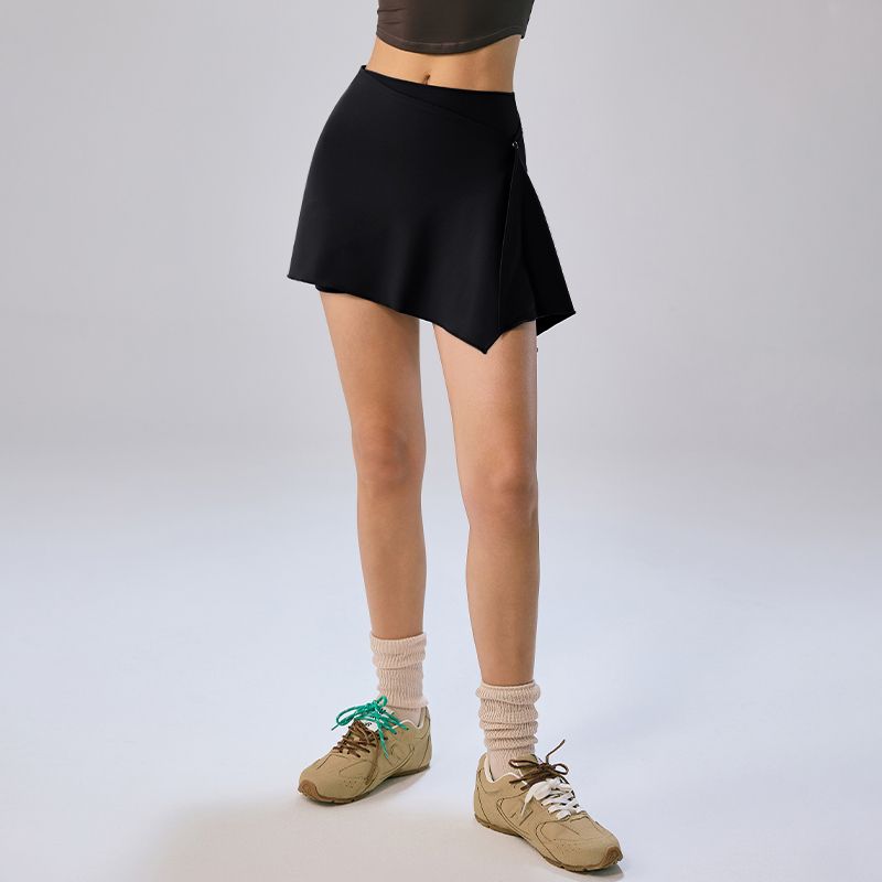 

Mitaogirl Fitness Pants Fancy Yoga Clothes High Waist Hip Lift Slimming Bootcut Pants Pilates Sports Suit Black Short Culottes] S