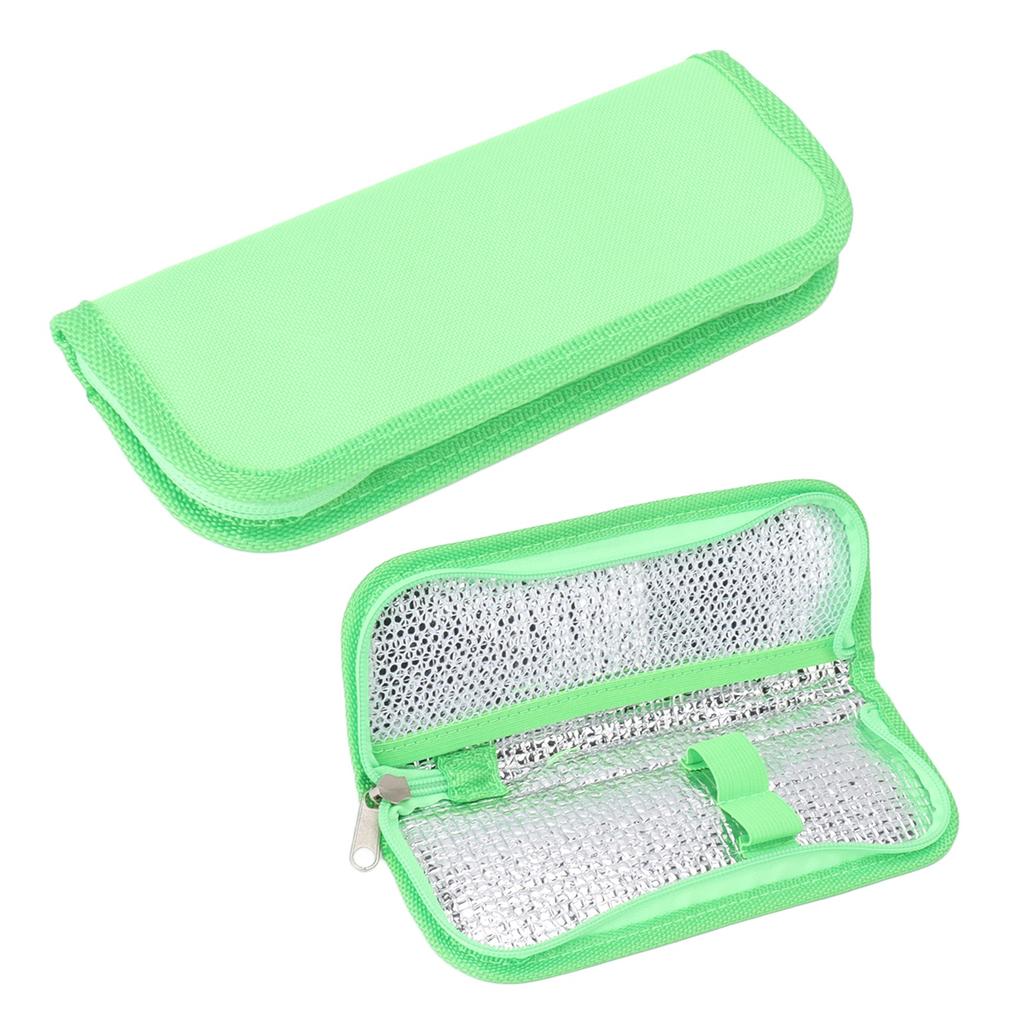 Insulin-Tragetasche Tragbarer Reiseorganizer Kühltasche für Diabetes mit Reißverschluss Typ 1