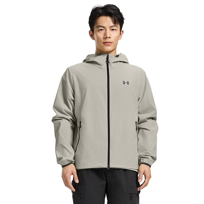 Under Armour Outdoor SS25 Camping Series Lightweight Breathable UPF 80+ UV Protection Hooded Long Sleeve Jacket Unisex Jacket 15236122-0128