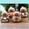 Capybara Cartoon Schreibtischdekoration aus Harz für Kinder und Sammler