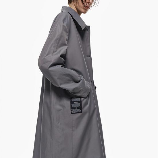 Giosongi Reversible Balmacan Trench Coat ZG2TC202BK