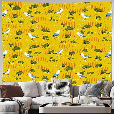 Wall Tapestry Aesthetic Room Decor Nature Landscape Vintage Floral Home Textile Couch Cover Backdrop Scenic Art