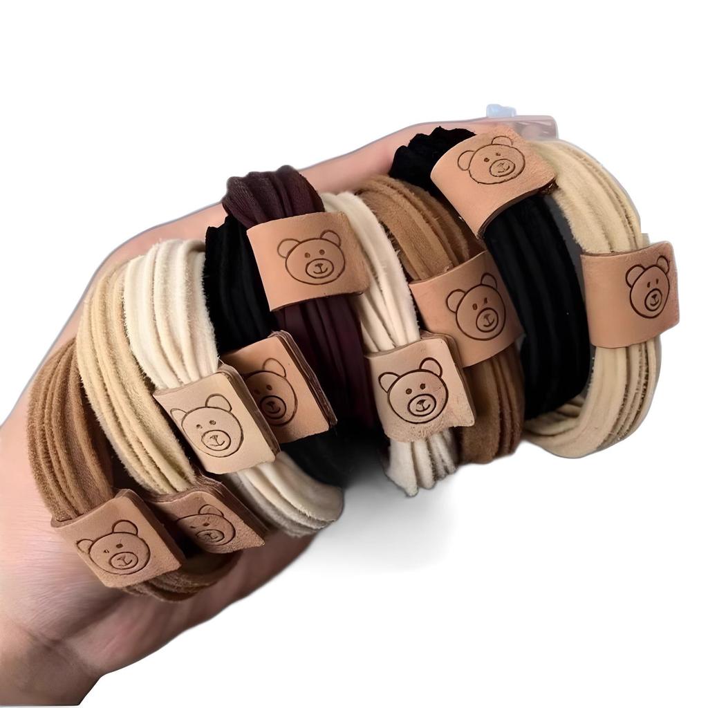 2025 Douyin Trend: 137-Piece High-Elasticity Black Hair Ties & Bands Set for Women