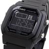 Casio Standard Digital Men's Watch W-800H-1BV Black Reverse LCD Water Resistant
