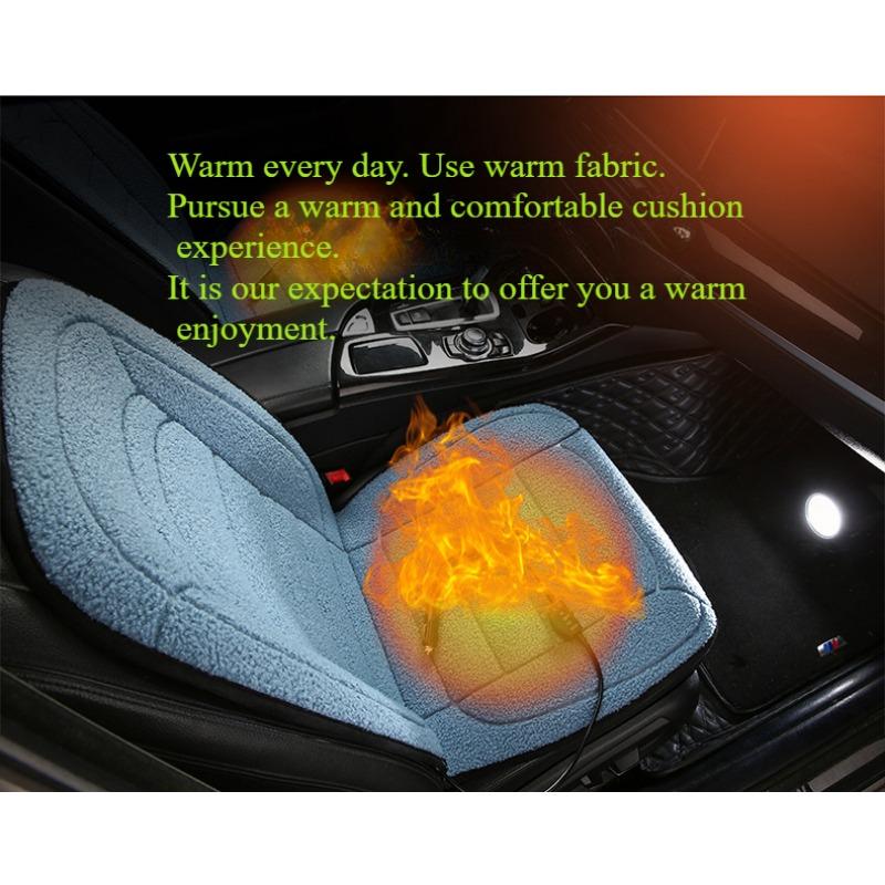 1PC Car Heating Seat Cushion USB5V Office Winter Single Seat Car Seat Electric Heating Pad 12V Truck