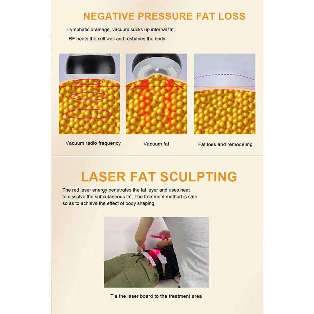 9-in-1 Professional Beauty Device RF Skin Lifting Cavitation Body Contouring Equipment
