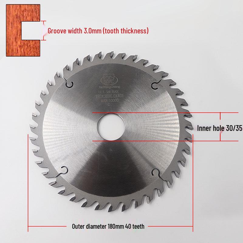 

Thickened Carbide Saw Blade for Woodworking: Precision Milling & Slotting for Solid Wood & Back Panels