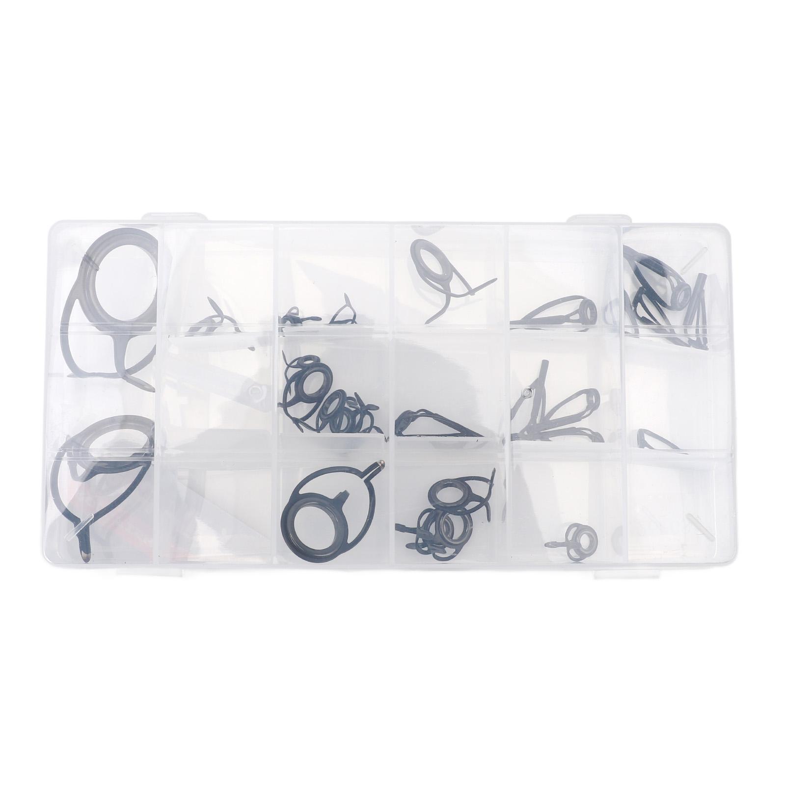 

26 шт. направляющие для удочек из нержавеющей стали керамические кольца комплект для ремонта наконечников удочек