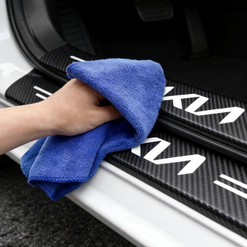 Car Door Sill Protector Stickers Transparent Decor Decal Threshold Strip For Kia Rio Soul Cerato Soent Sportage Picanto K5 Forte hbsp50