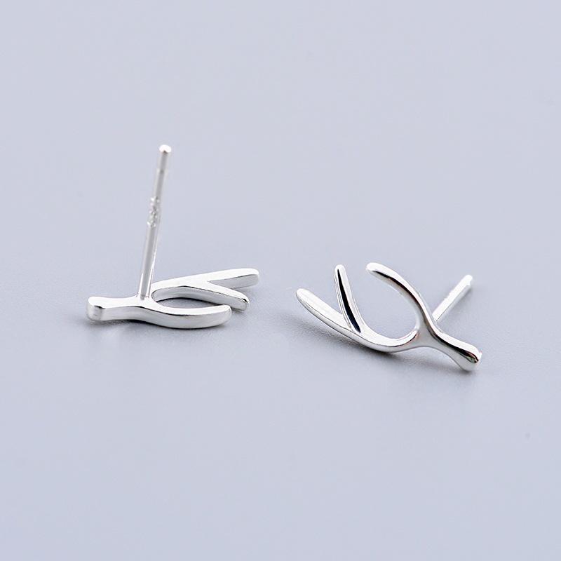 Mori-Style Antler Earrings: Artistic Korean-Inspired Sweet & Versatile Accessory for Students, Christmas Gift, Elegant & Unique Design.