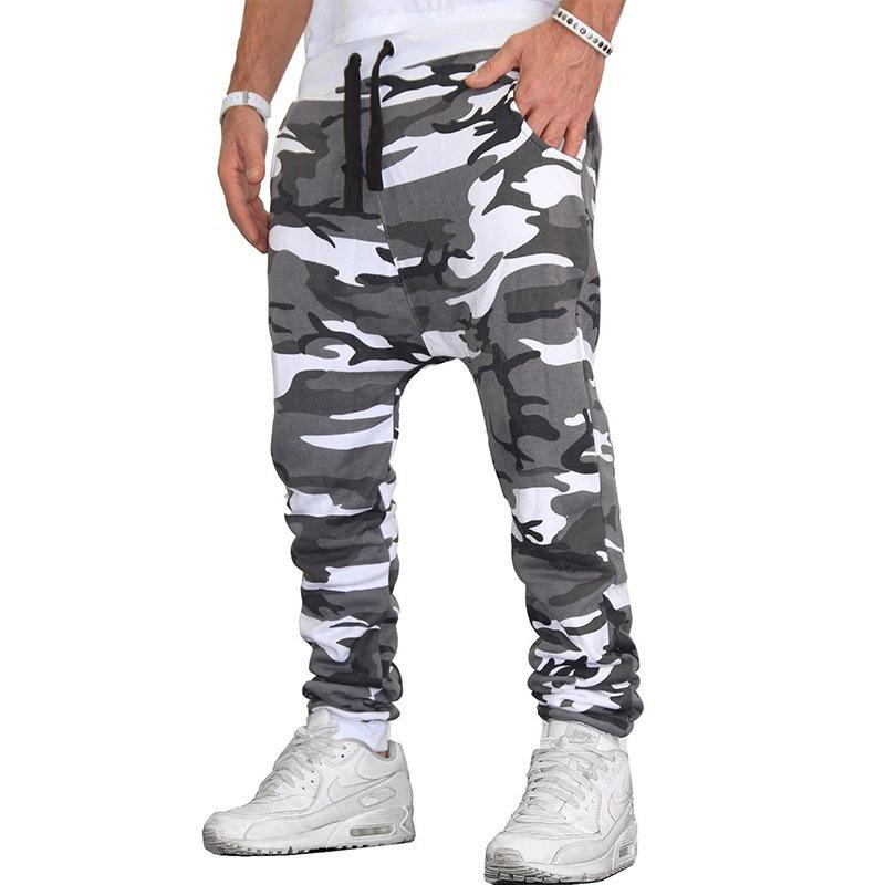 Hip-hop Men's Casual Pants Cotton Trousers Fashionable Urban Loose Mid-waist Pants