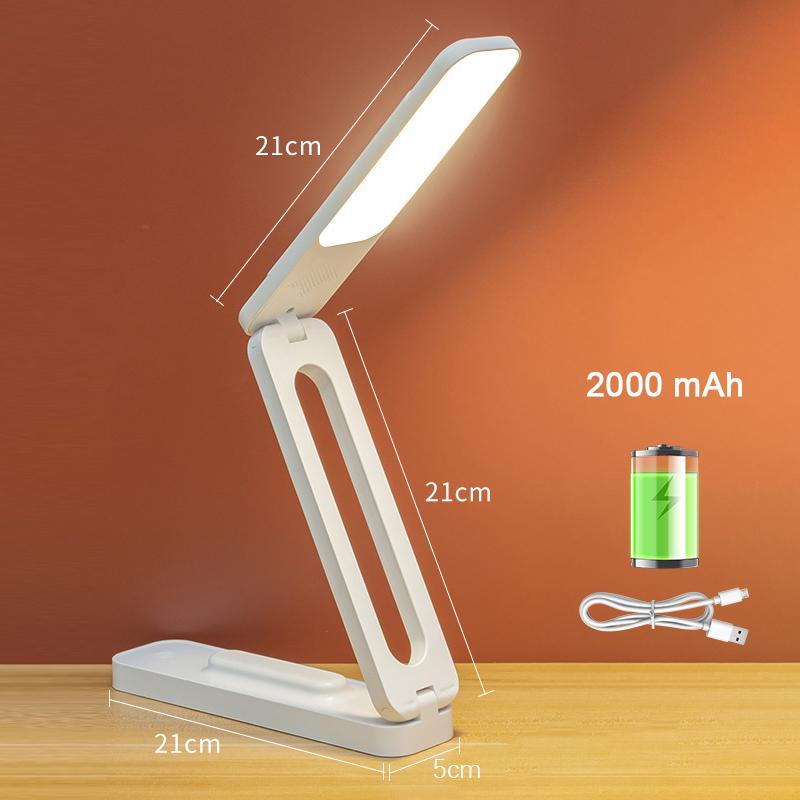 Reading Desktop Desk Lamp Multifunctional Folding Lamp Infinite Dimming Eye Protection Bedroom Living Room Study Led Desk Light
