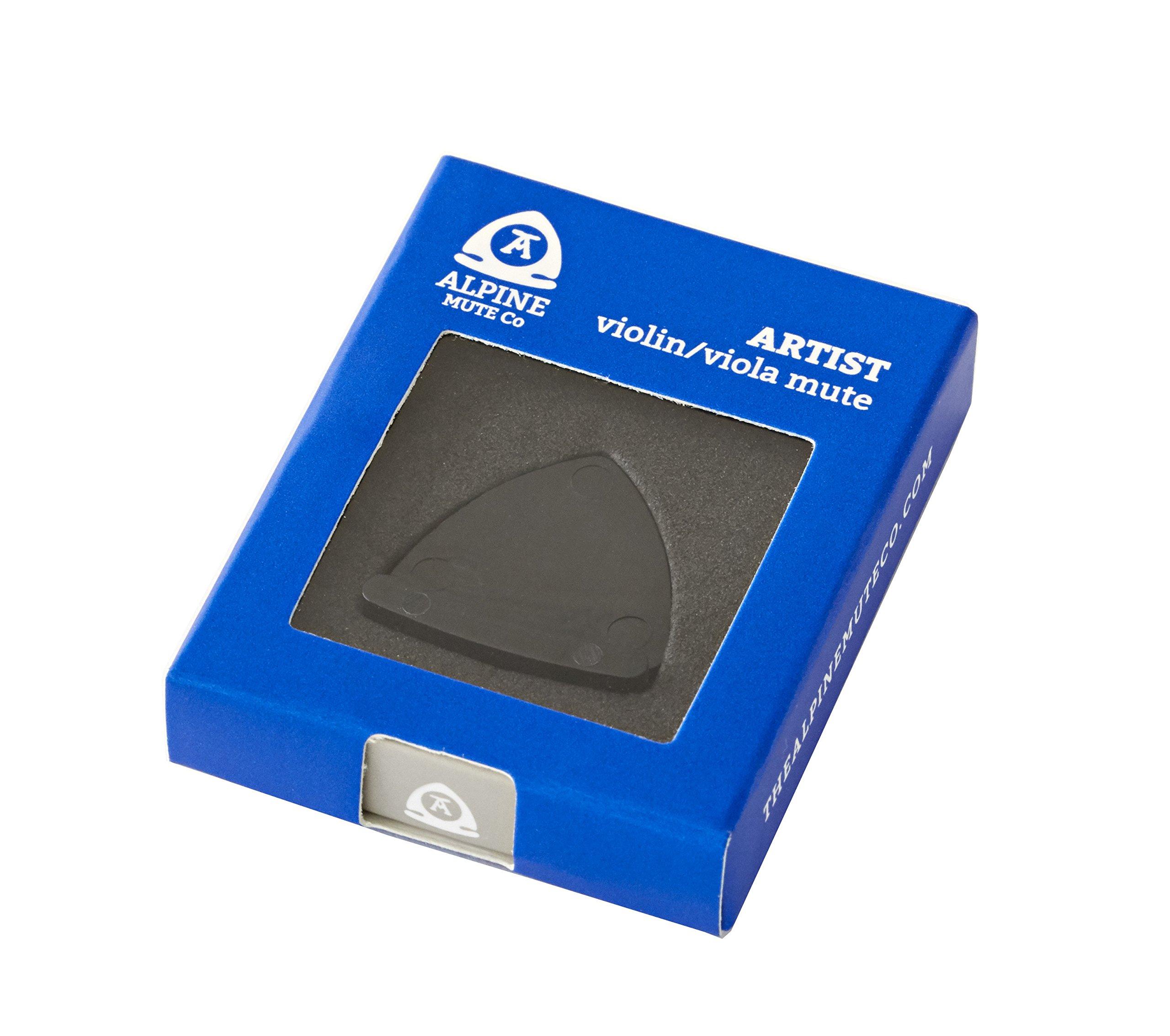 

ALPINE Shield Mute for Menuhin Style Artist Violin/Viola (Black)