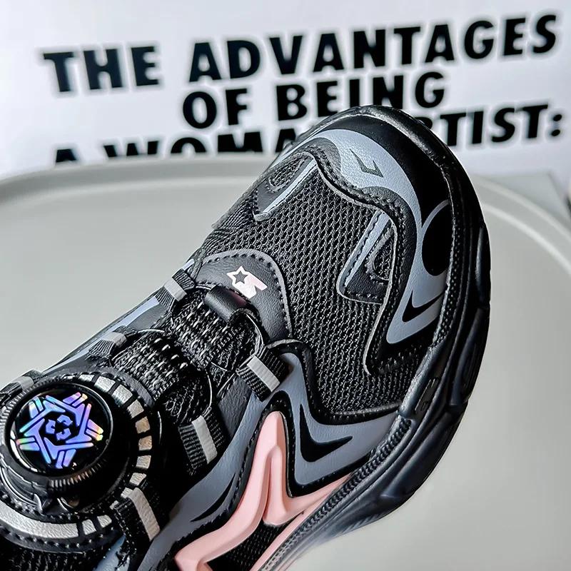 2024 Children Sneakers for Girls Boys Autumn New Fashion Star Soft Comfortable Casual Versatile School Sports Anti-slippery Shoe