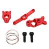 RC Steering Assembly Aluminum Alloy Upgrade Parts for Traxxas E Revo VXL Summit 116 RC Cars Red
