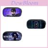 Wednesday Addams Pencil Case Oxford Material With Circular Design For Students And Collectors