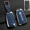 Alloy Auto Key Fob Cover Case Fit For Great Wall Haval Series Hover Series Wingle 5 6 H3 H5 H6 Series H1 Series H3 C30 C50 M4 3Buttons Housing Bag