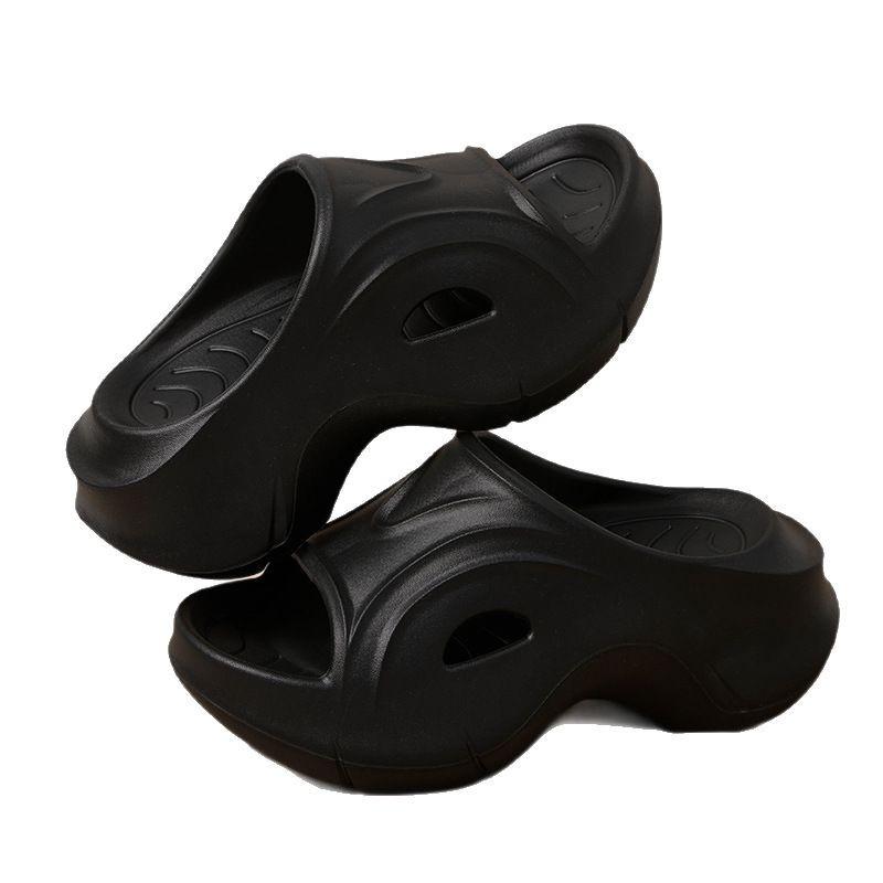 Damen Frühling/Sommer Höhenverstärkende Bequeme Strandsandalen