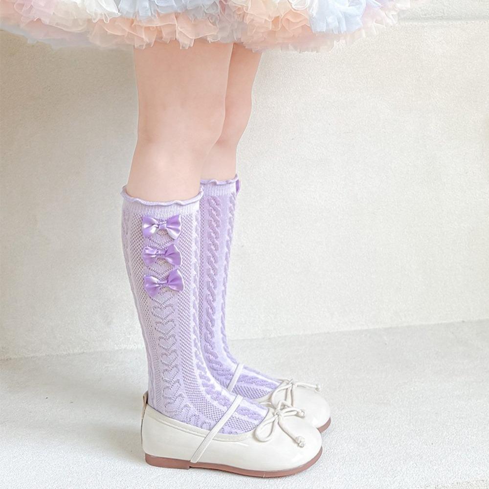 

Гольфы средней длины в стиле Лолиты, носки с махрой в балетном стиле, новые компрессионные носки, подарок фиолетовый