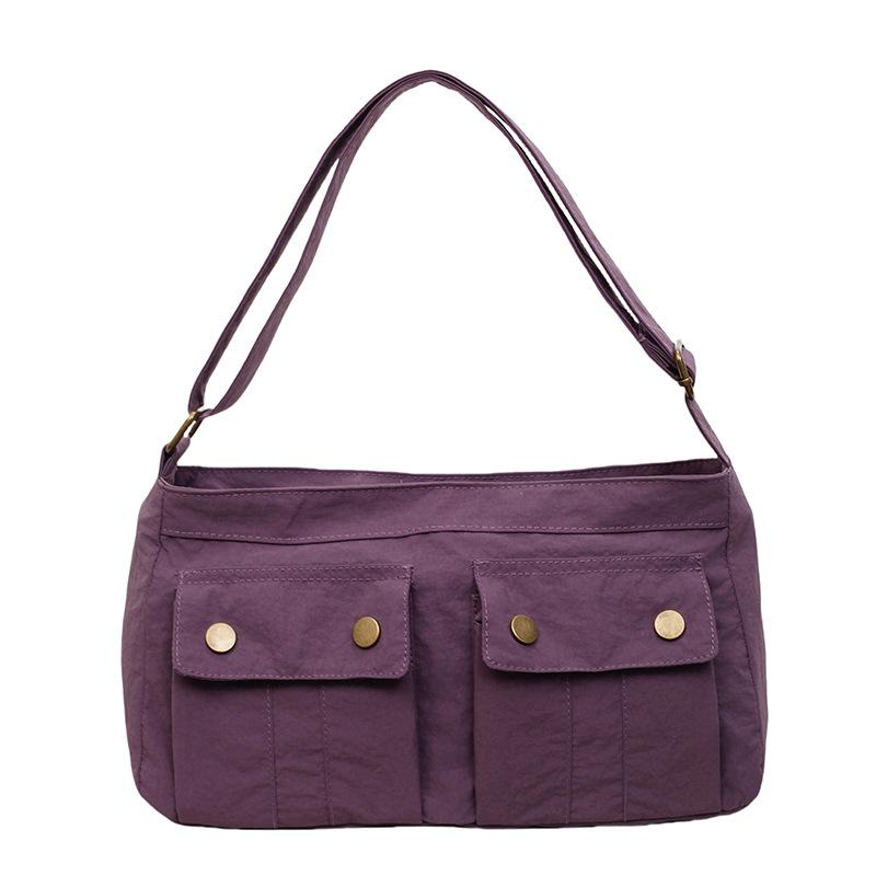 Commuter bag women's large-capacity casual women's bag shoulder bag versatile literary and retro messenger bag