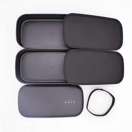 Mitani Yamanaka Lacquerware Lunch Box, 2-tier, Antibacterial, Approx. 1000ml, ZEIT Black, Made in Japan, C17602