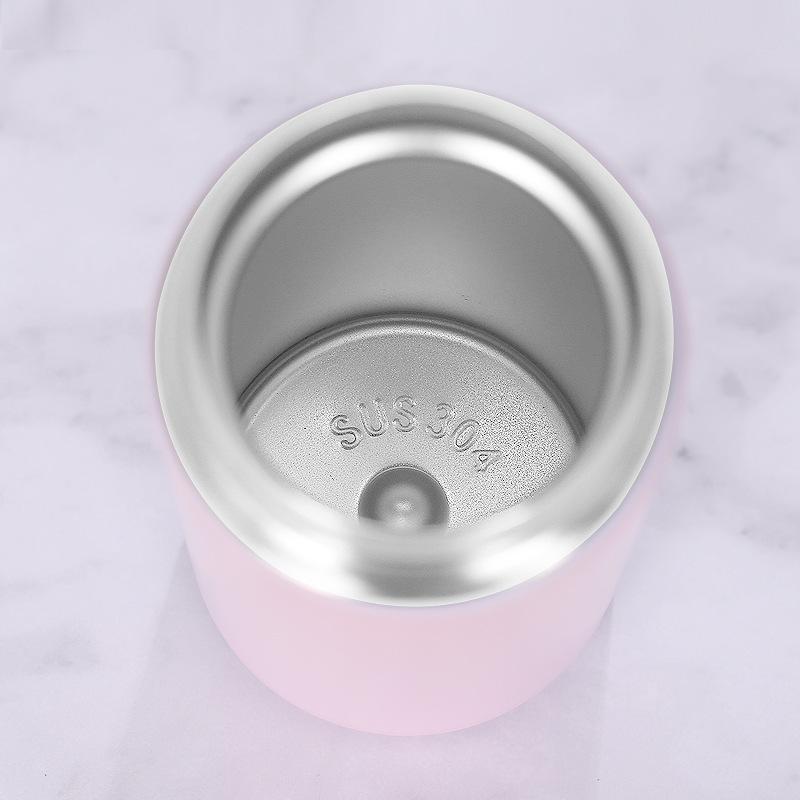 304 Paslanmaz Çelik Vakumlu Matara Moda Düz LED Sıcaklık Ölçme Zıplayan Bardak Hediye Su Bardağı