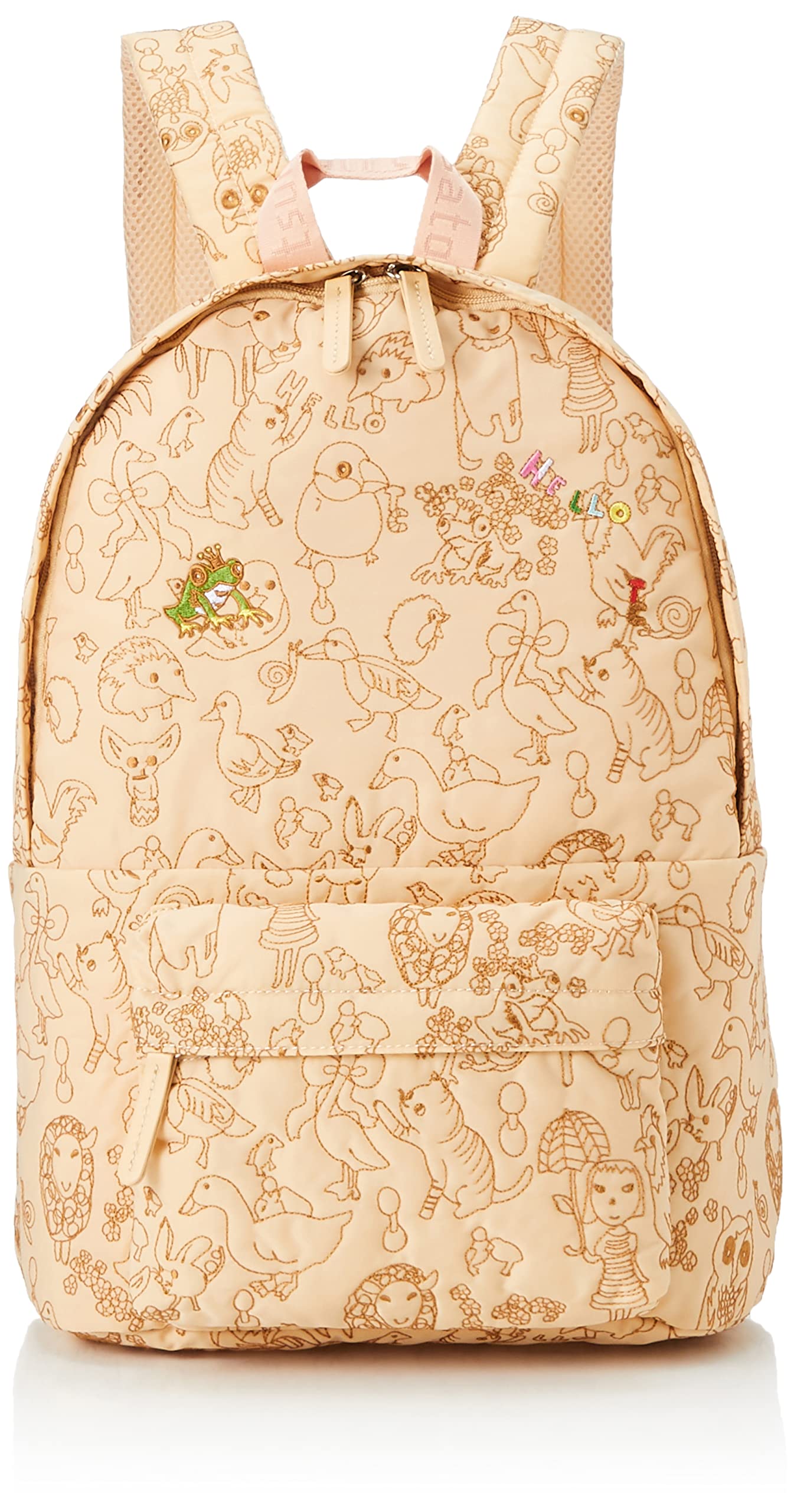 Рюкзак Tsumori Chisato с вышивкой лесных животных, бежевый
