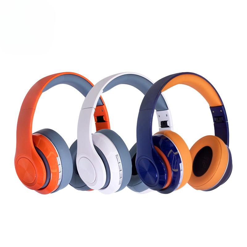Head-mounted Wireless Bluetooth Headset, All-inclusive, Ear-type Subwoofer, Pluggable Card, Foldable