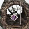 925 sterling silver ring earrings pendant necklace Created square 8.0mm Alexander nano elegant fine jewelry for women daily wear