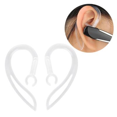 6 mm Bluetooth-Kopfhörer, transparent, weiches Silikon, Ohrbügel, Schlaufenclip, Headset